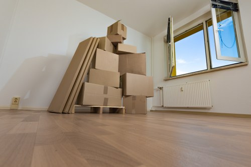 A packed moving van ready for a Gipsy Hill home relocation