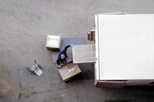 Van and mover supporting a flat relocation near Gipsy Hill