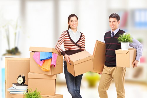 Eco-friendly moving team using low-carbon van in Gipsy Hill