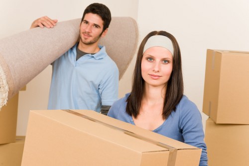 Careful loading of furniture for a local move in Gipsy Hill