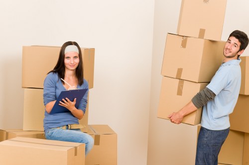 Local packing team organising boxes for a smooth move in Gipsy Hill